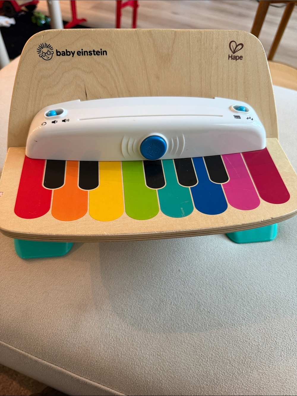 Baby Einstein Hape Magic Touch Wooden Piano Musical Toddler Keyboard Toy